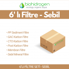 Sebil Filtre Seti - 6'lı Set - SERVİS DAHİL