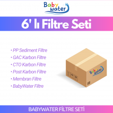 BabyWater Filtre Seti - 6'lı Set - SERVİS DAHİL