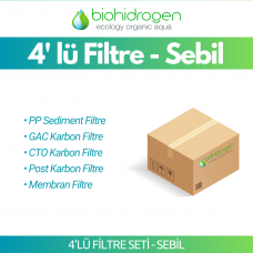 İlk Yıl Filtre Seti - Su Sebili - 4'lü Set - SERVİS DAHİL