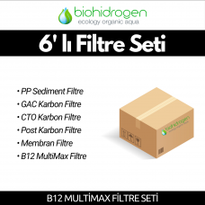 B12 MultiMax Filtre Seti - 6'lı Set - SERVİS DAHİL