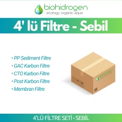 İlk Yıl Filtre Seti - Su Sebili - 4'lü Set - SERVİS DAHİL