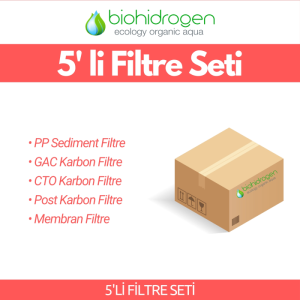 Biohidrogen İlk Yıl Filtre Seti - 5'li Set