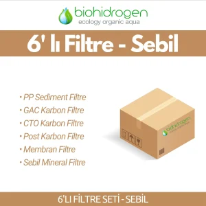Biohidrogen Sebil Yıllık Filtre Seti